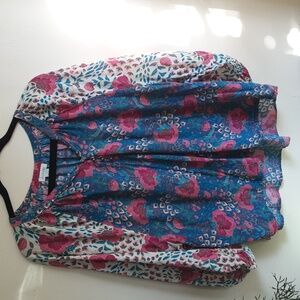 Sundance Cotton Floral Blouse